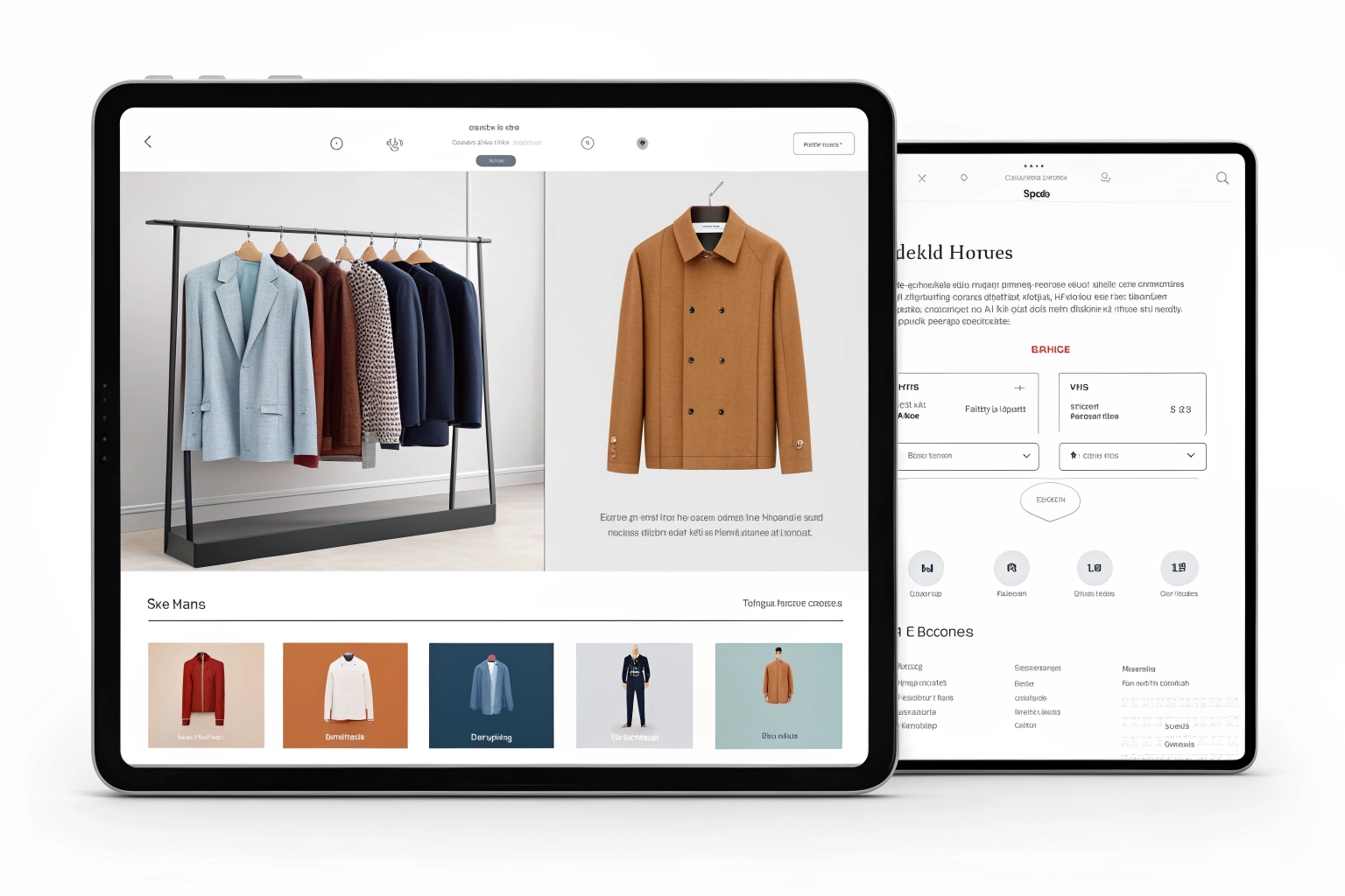 AI-assisted label design visualization on a screen.